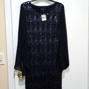 Women's sequined lace dress- size 6